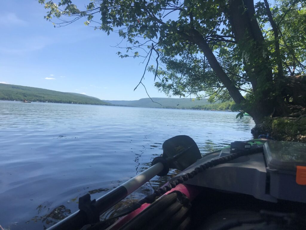 Looking south at the northern end of Honeoye Lake